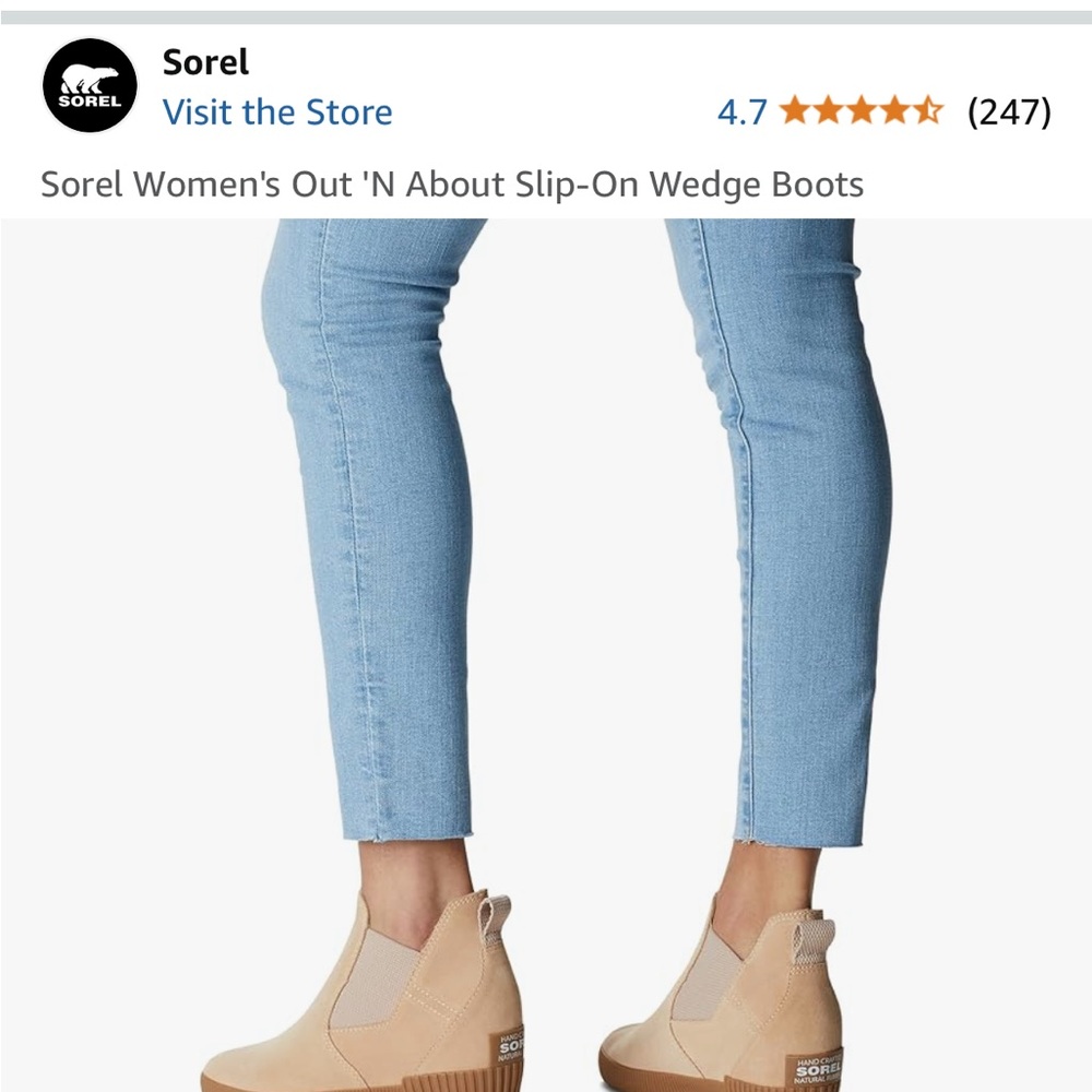 Sorel Women's Tan Ankle Boots